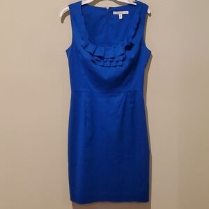 ❤ CYNTHIA STEFFE SEAMLINE RUFFLED SHEATH MINI DRESS, 0